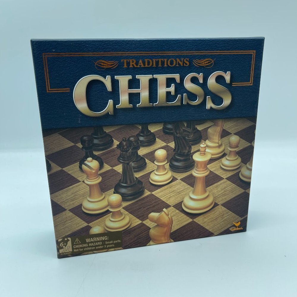 Chess Game Board Traditional Plastic Cardboard